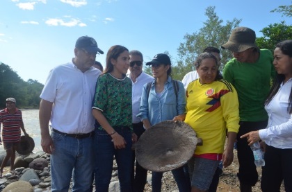 La Institucionalidad comprometida con la minería artesanal de Chaparral